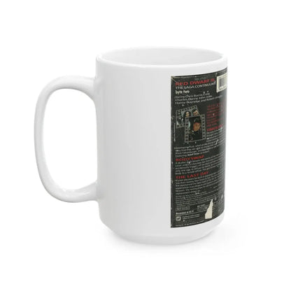 RED DWARF III TIMESLIDES (VHS COVER) - White Coffee Mug - Go Mug Yourself