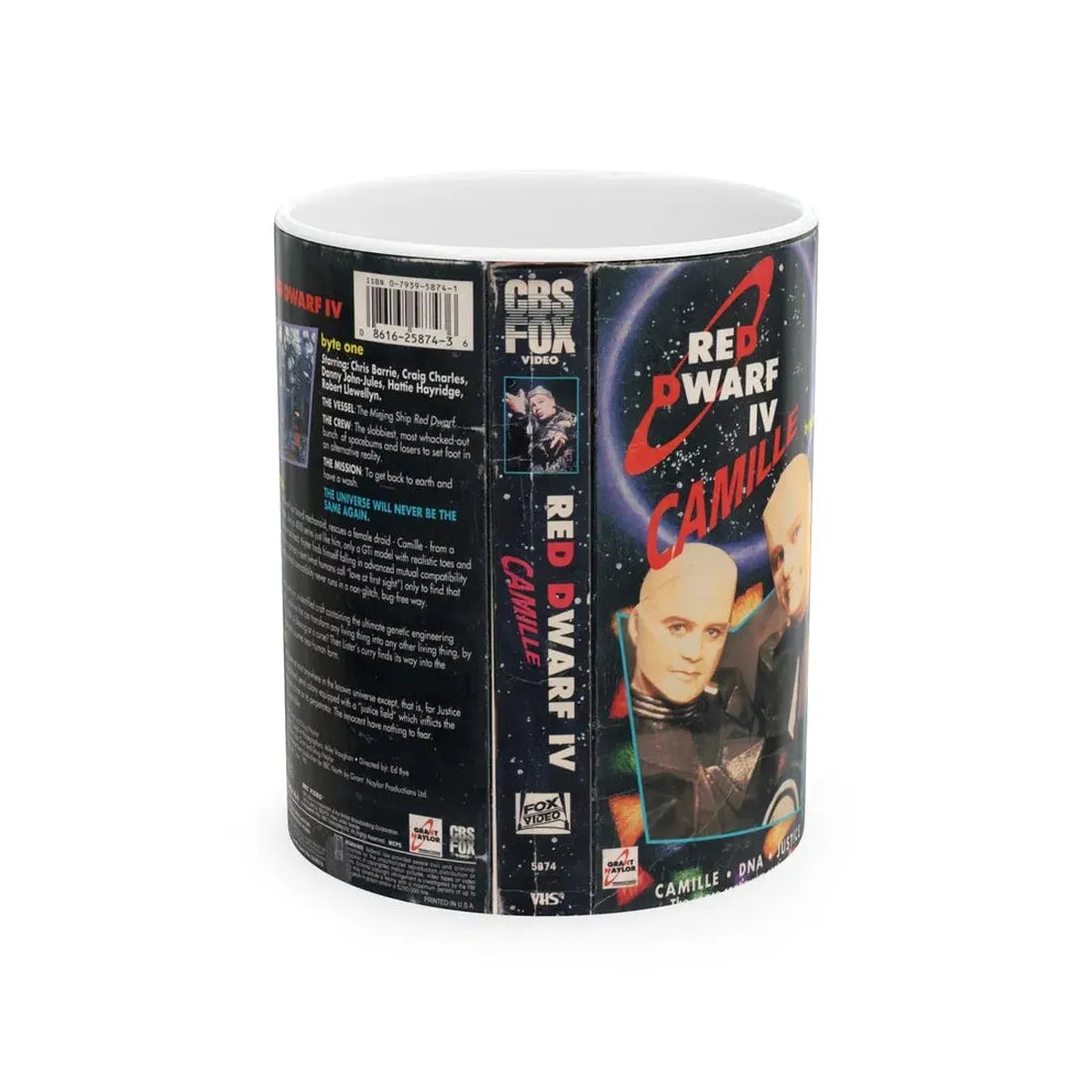 RED DWARF IV CAMILLE (VHS COVER) - White Coffee Mug 11oz - Go Mug Yourself