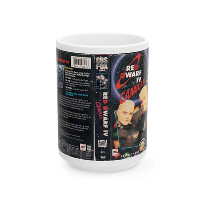 RED DWARF IV CAMILLE (VHS COVER) - White Coffee Mug-15oz-Go Mug Yourself