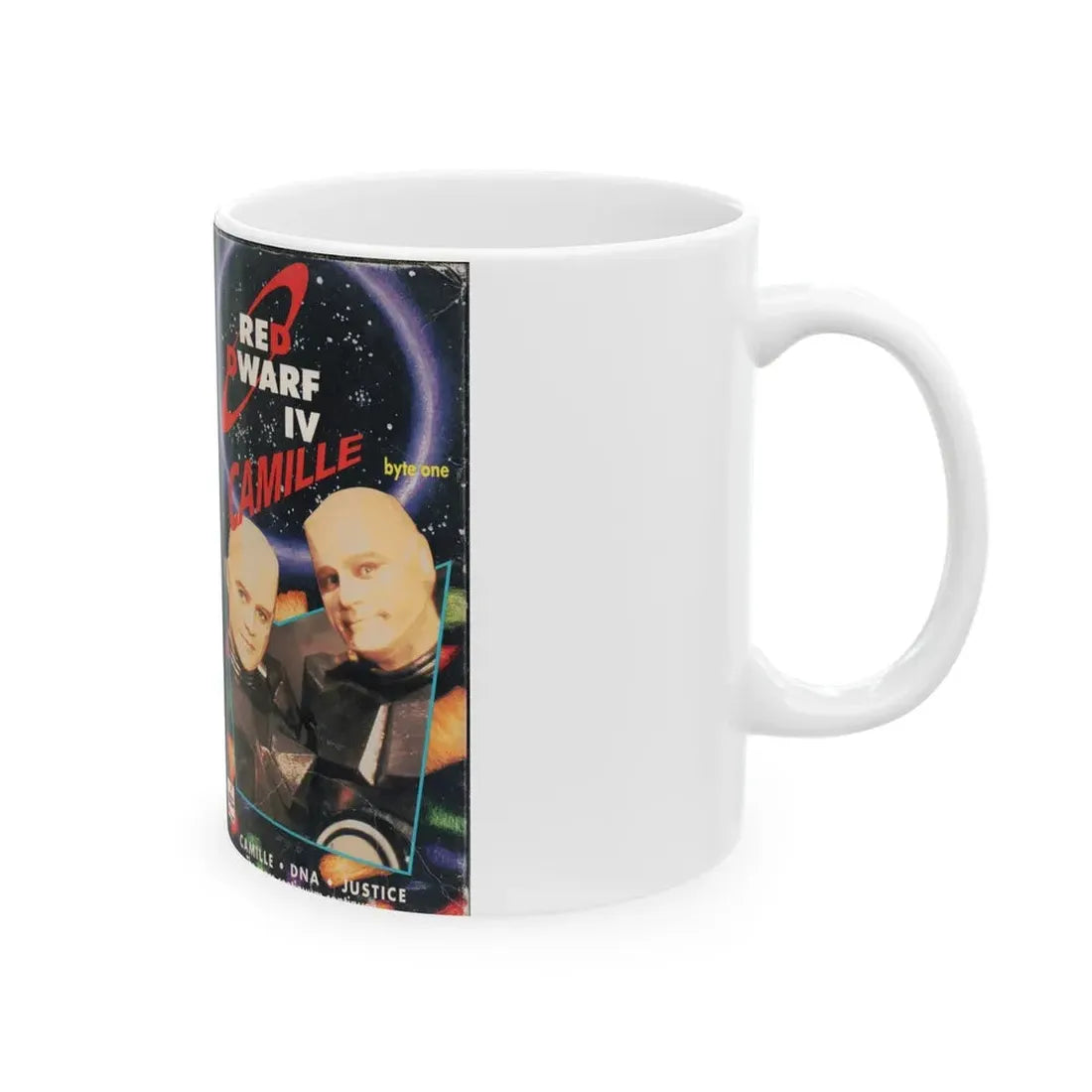 RED DWARF IV CAMILLE (VHS COVER) - White Coffee Mug - Go Mug Yourself