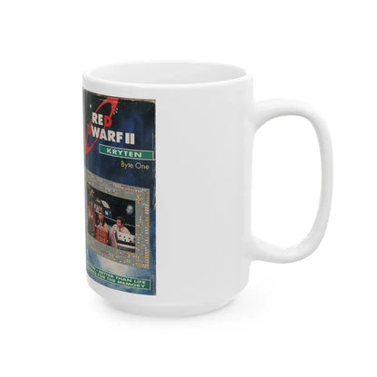 RED DWARF KRYTEN (VHS COVER) - White Coffee Mug - Go Mug Yourself