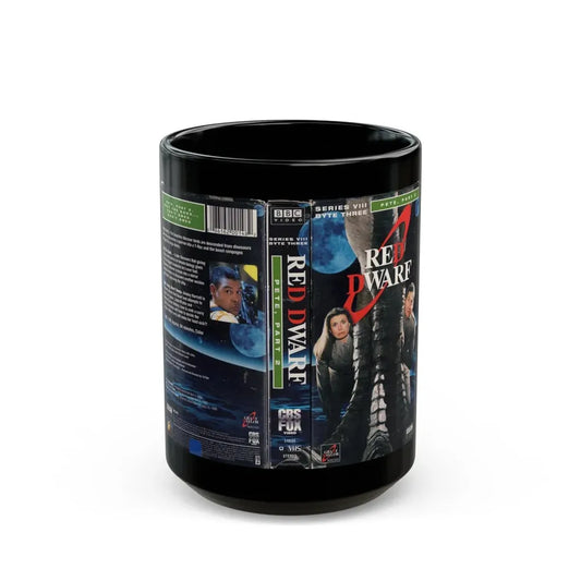 RED DWARF PETE PART 2 (VHS COVER) - Black Coffee Mug 15oz - Go Mug Yourself