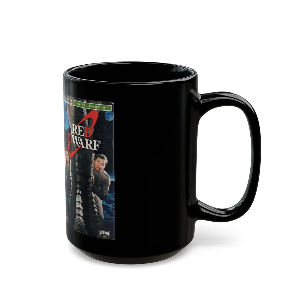 RED DWARF PETE PART 2 (VHS COVER) - Black Coffee Mug-Go Mug Yourself