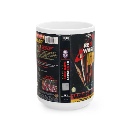 RED DWARF SMEG OUTS (VHS COVER) - White Coffee Mug-15oz-Go Mug Yourself