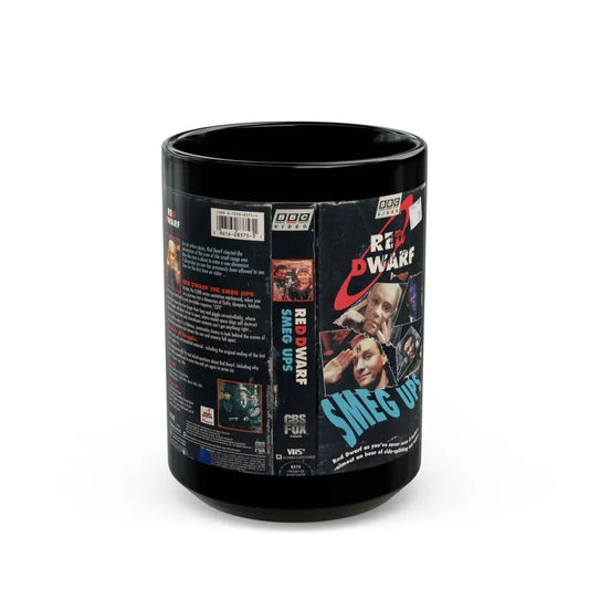 RED DWARF SMEG UPS (VHS COVER) - Black Coffee Mug 15oz - Go Mug Yourself