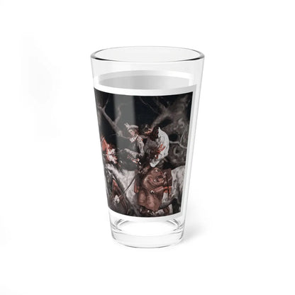 Red Earth (1), The American Magazine, December 1936 (Magazine Illustration) Pint Glass 16oz-Go Mug Yourself