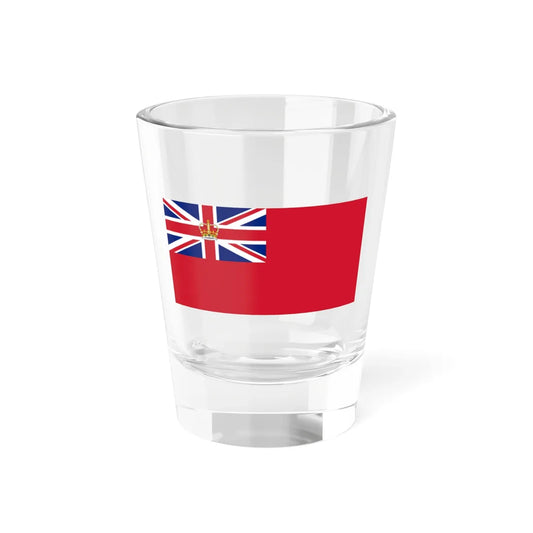 Red Ensign defaced with crown (United Kingdom) Shot Glass 1.5oz 1.5oz - Go Mug Yourself