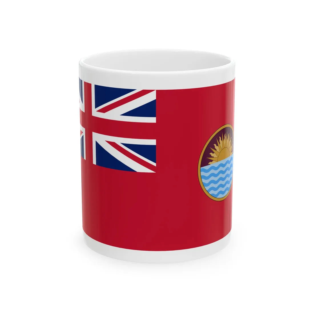 Red Ensign of British Punjab (India) White Coffee Mug 11oz - Go Mug Yourself