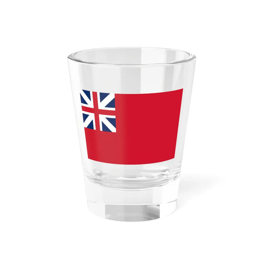 Red ensign of Great Britain 1707-1800 square canton (United Kingdom) Shot Glass 1.5oz 1.5oz - Go Mug Yourself