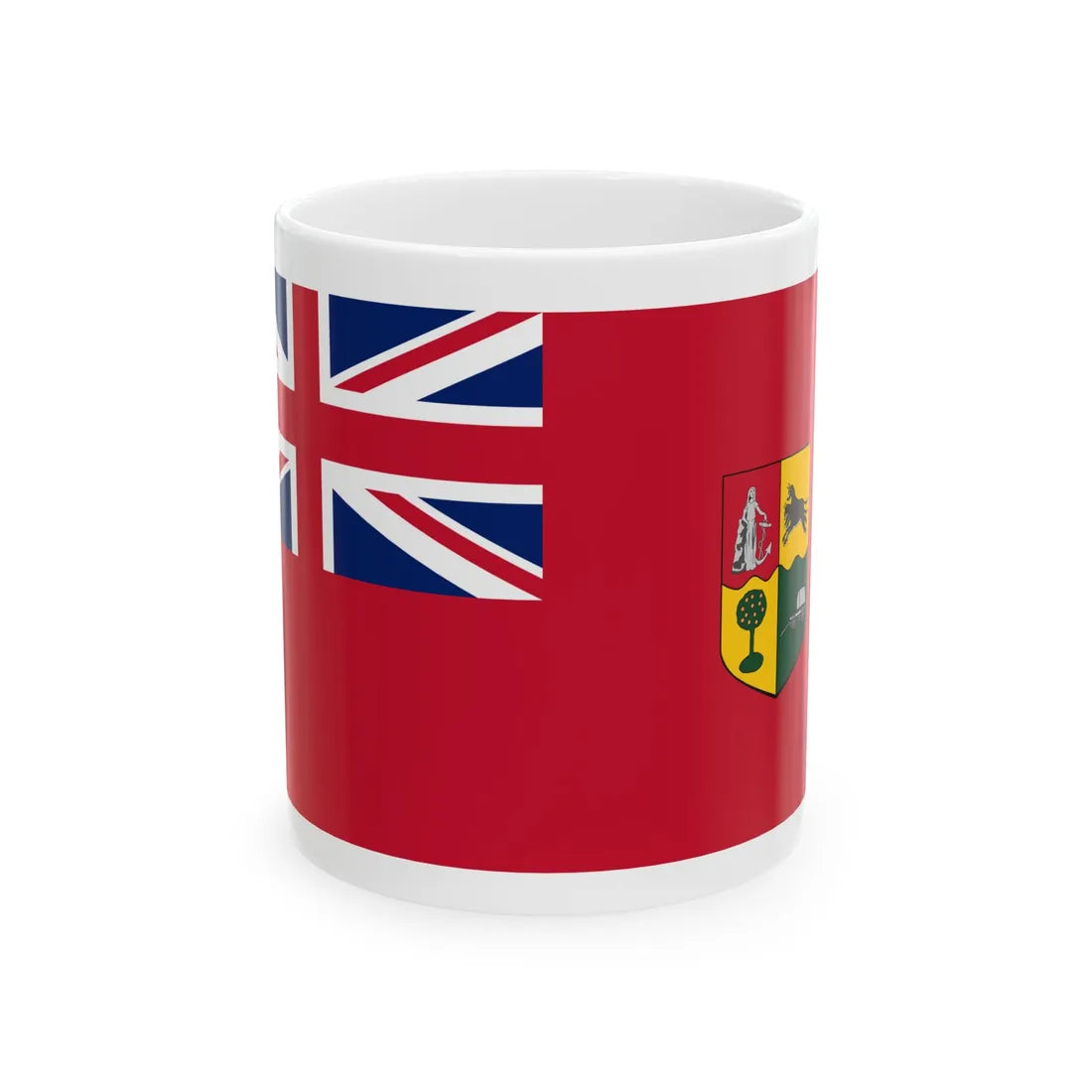 Red Ensign of South Africa 1910-1912 (South Africa) White Coffee Mug 11oz - Go Mug Yourself
