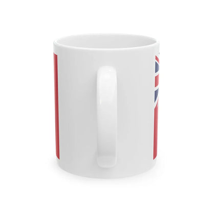 Red Ensign of South Africa 1910-1912 (South Africa) White Coffee Mug - Go Mug Yourself