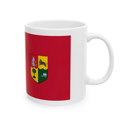 Red Ensign of South Africa 1910-1912 (South Africa) White Coffee Mug - Go Mug Yourself