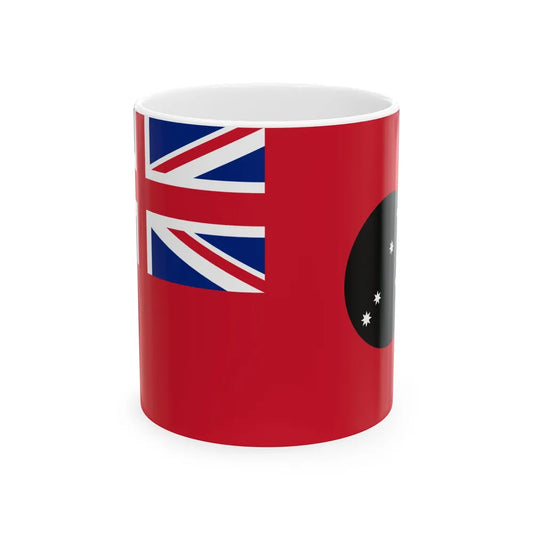 Red Ensign of South Australia 1870-1876 (Australia) White Coffee Mug 11oz - Go Mug Yourself