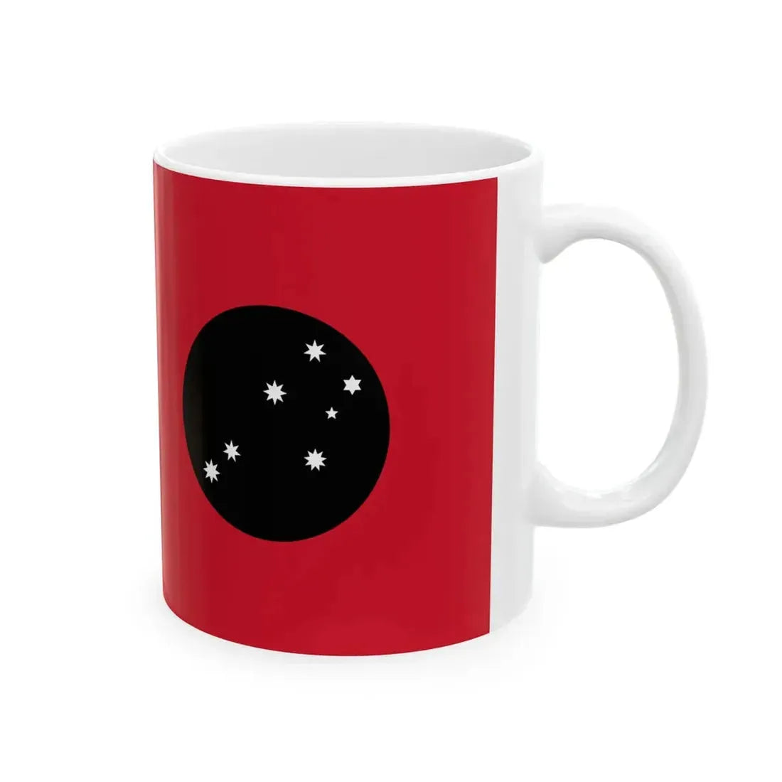 Red Ensign of South Australia 1870-1876 (Australia) White Coffee Mug - Go Mug Yourself