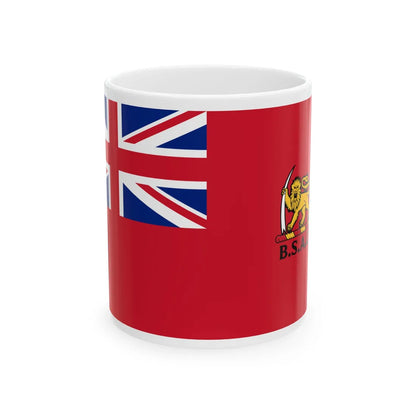 Red Ensign of the British South Africa Company (South Africa) White Coffee Mug 11oz - Go Mug Yourself