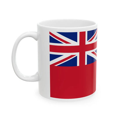 Red Ensign of the British South Africa Company (South Africa) White Coffee Mug - Go Mug Yourself
