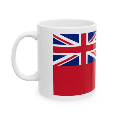 Red Ensign of the British South Africa Company variant (South Africa) White Coffee Mug - Go Mug Yourself
