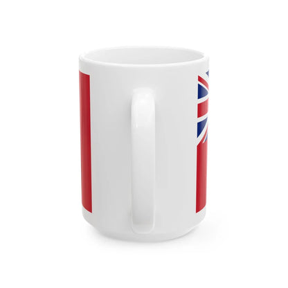 Red Ensign of the British South Africa Company variant (South Africa) White Coffee Mug - Go Mug Yourself