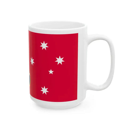 Red Ensign of the Commonwealth Lighthouse Service (Australia) White Coffee Mug - Go Mug Yourself