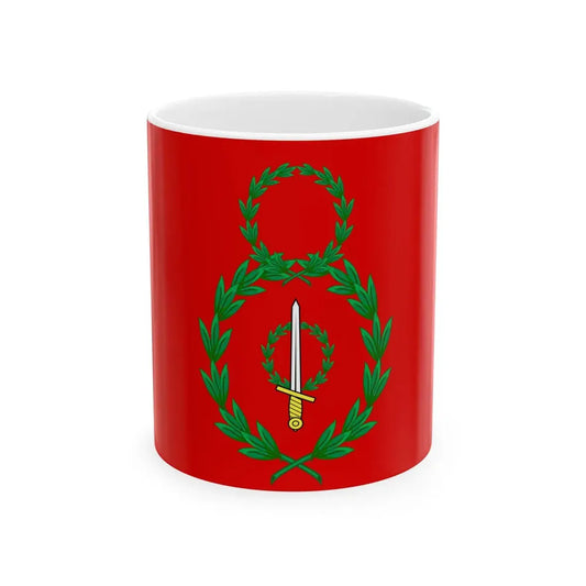 Red flag of Batavia Verlag von Krais und Hoffmann (Netherlands) White Coffee Mug 11oz - Go Mug Yourself