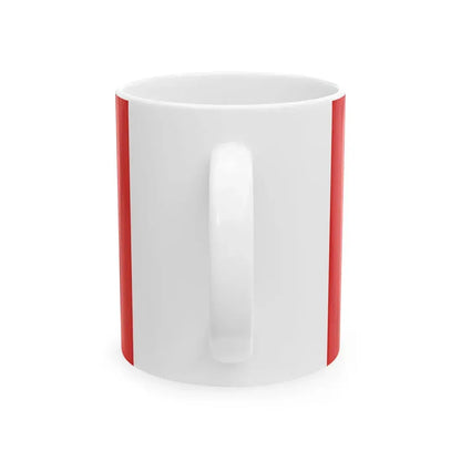 Red flag of Batavia Verlag von Krais und Hoffmann (Netherlands) White Coffee Mug - Go Mug Yourself