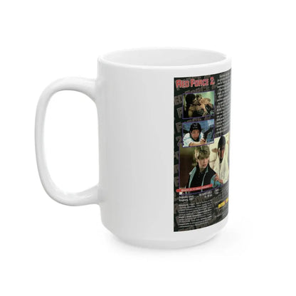 RED FORCE 2 CYNTHIA ROTHROCK MICHELLE KHAN (VHS COVER) - White Coffee Mug - Go Mug Yourself