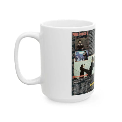 RED FORCE 3 CYNTHIA KHAN (VHS COVER) - White Coffee Mug - Go Mug Yourself