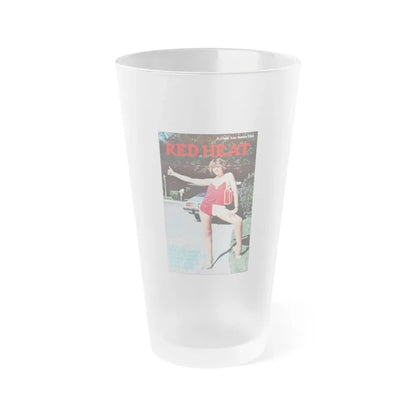 RED HEAT 1975 Movie Poster - Frosted Pint Glass 16oz Default Title - Go Mug Yourself
