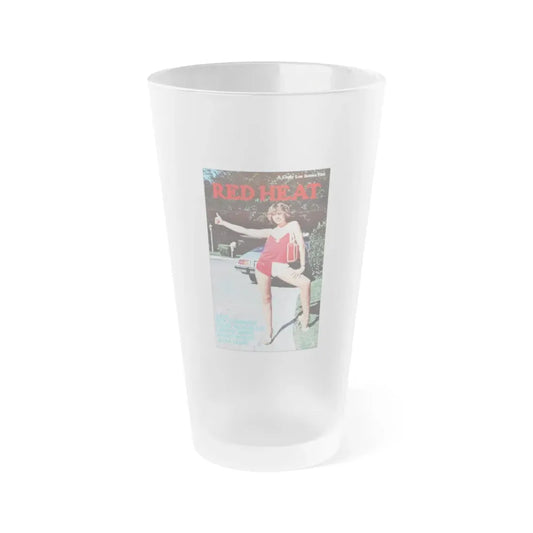 RED HEAT 1975 Movie Poster - Frosted Pint Glass 16oz Default Title - Go Mug Yourself