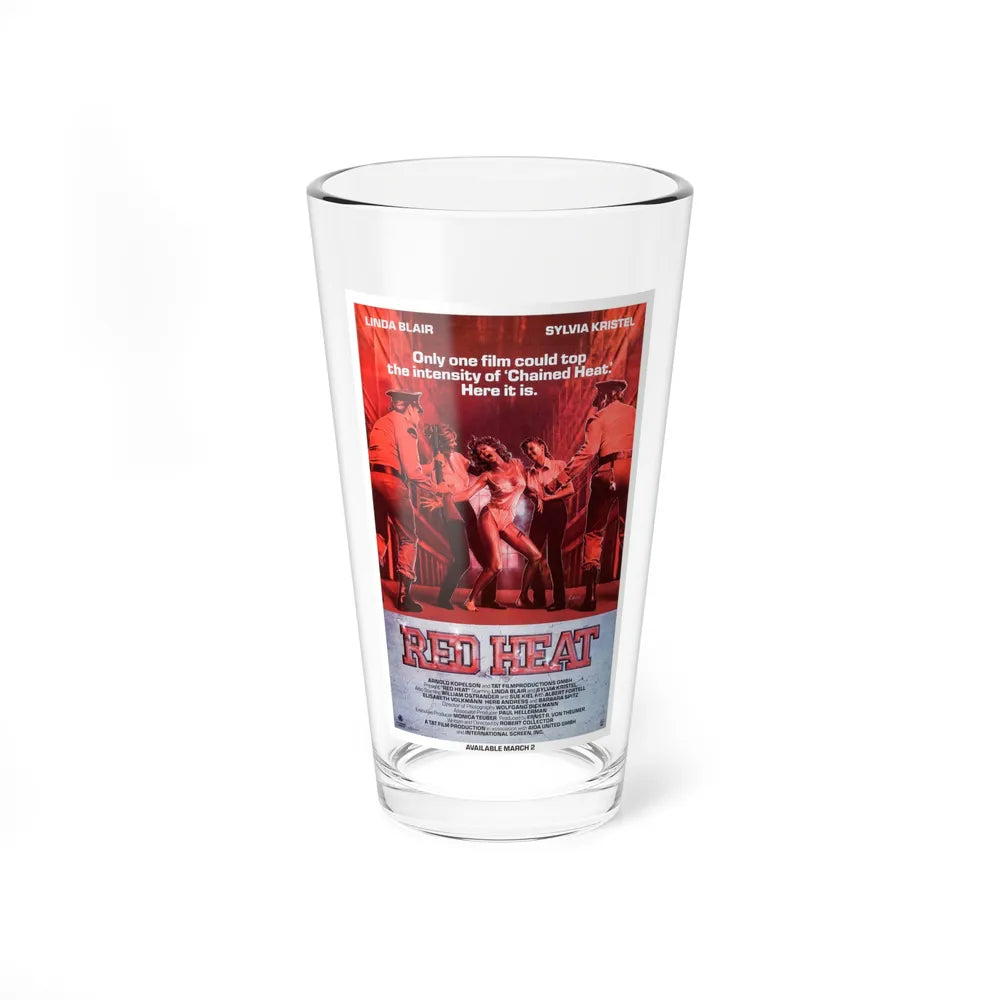 RED HEAT 1988 Movie Poster - Pint Glass 16oz-16oz-Go Mug Yourself