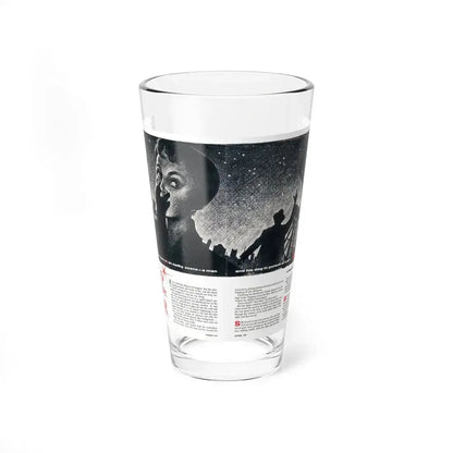 Red is for Fear, Women's Day, October 1955 (Magazine Illustration) Pint Glass 16oz 16oz - Go Mug Yourself