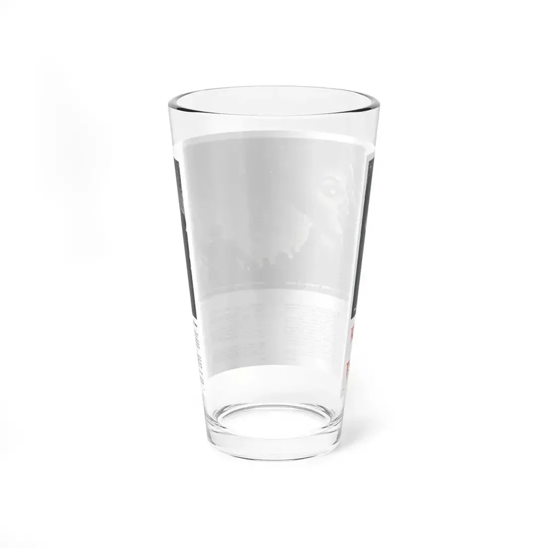 Red is for Fear, Women's Day, October 1955 (Magazine Illustration) Pint Glass 16oz - Go Mug Yourself