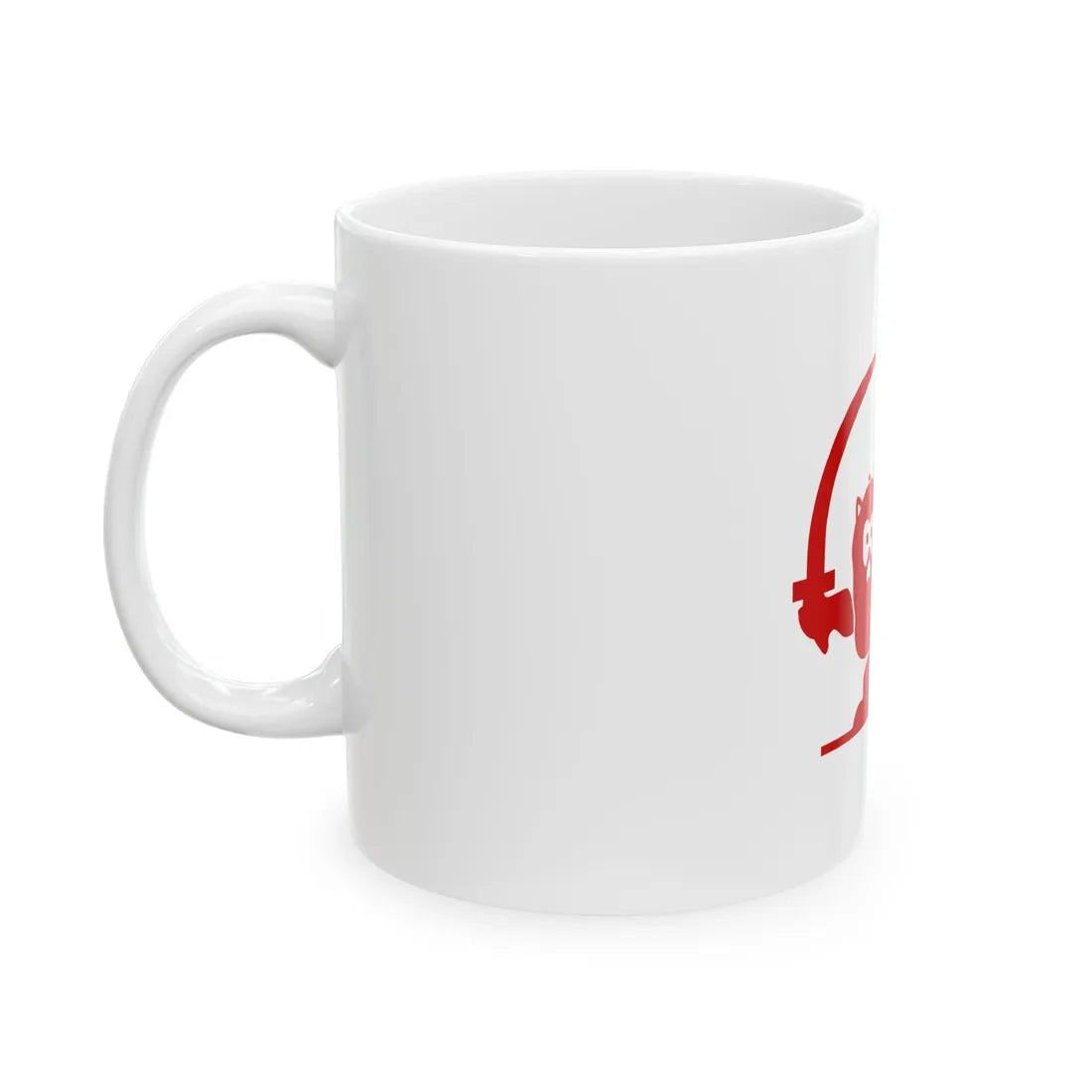 Red Lion with Sun (Iran) White Coffee Mug - Go Mug Yourself