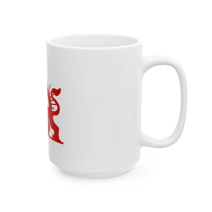 Red Lion with Sun (Iran) White Coffee Mug - Go Mug Yourself