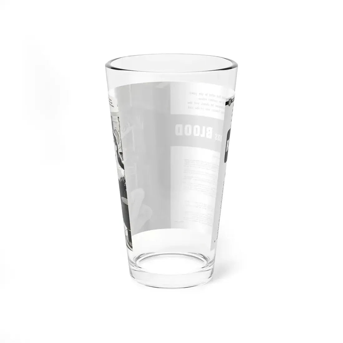 Red Means Blood, Private Eye, November 1959 (Magazine Illustration) Pint Glass 16oz - Go Mug Yourself