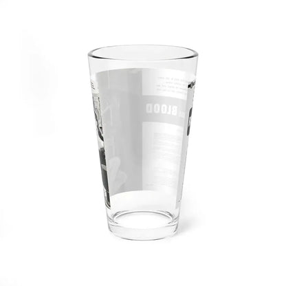 Red Means Blood, Private Eye, November 1959 (Magazine Illustration) Pint Glass 16oz - Go Mug Yourself