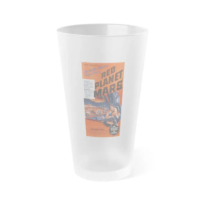 RED PLANET MARS (2) 1952 Movie Poster - Frosted Pint Glass 16oz Default Title - Go Mug Yourself