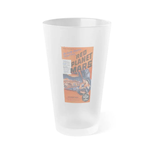 RED PLANET MARS (2) 1952 Movie Poster - Frosted Pint Glass 16oz Default Title - Go Mug Yourself