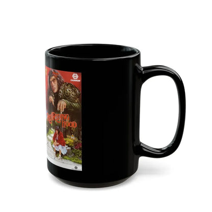 RED RIDING HOOD CANNON (VHS COVER) - Black Coffee Mug - Go Mug Yourself