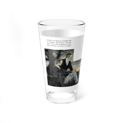 Red Roofs (2), Ladies' Home Journal, July 1934 (Magazine Illustration) Pint Glass 16oz - Go Mug Yourself