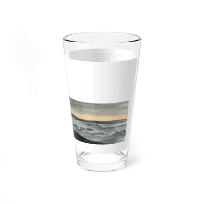 Red Roofs (2), Ladies' Home Journal, July 1934 (Magazine Illustration) Pint Glass 16oz - Go Mug Yourself