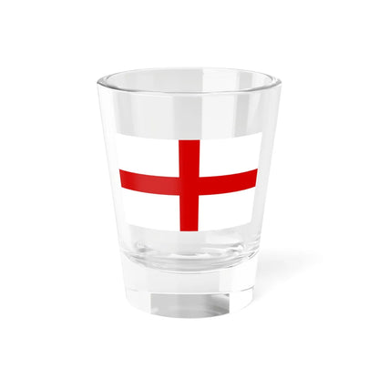 Red St Georges Cross (Germany) Shot Glass 1.5oz 1.5oz - Go Mug Yourself