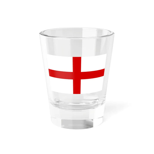 Red St Georges Cross (Germany) Shot Glass 1.5oz 1.5oz - Go Mug Yourself