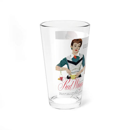 Red Wings, Redbook magazine, November 1954 (Magazine Illustration) Pint Glass 16oz-Go Mug Yourself