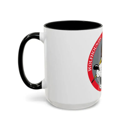 Red Wolfhound Patch (U.S. Air Force) Accent Coffee Mug - Go Mug Yourself