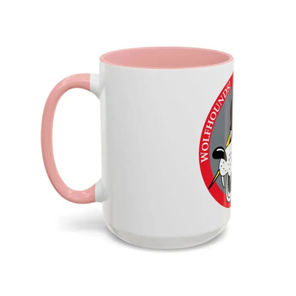 Red Wolfhound Patch (U.S. Air Force) Accent Coffee Mug - Go Mug Yourself