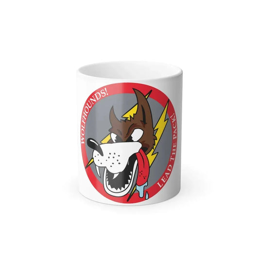 Red Wolfhound Patch (U.S. Air Force) Color Changing Coffee Mug 11oz - Go Mug Yourself