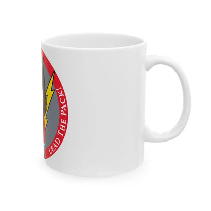Red Wolfhound Patch (U.S. Air Force) White Coffee Mug - Go Mug Yourself