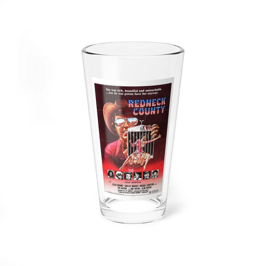 REDNECK COUNTY (POOR PRETTY EDDIE) 1975 Movie Poster - Pint Glass 16oz-16oz-Go Mug Yourself