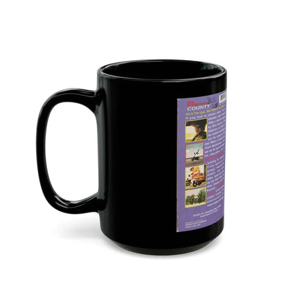REDNECK COUNTY (VHS COVER) - Black Coffee Mug - Go Mug Yourself